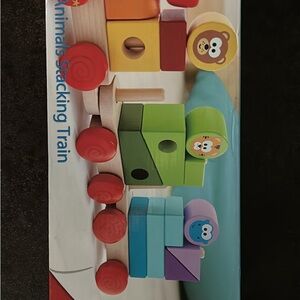 Jadore Colorful Animal Stacking Train Toy